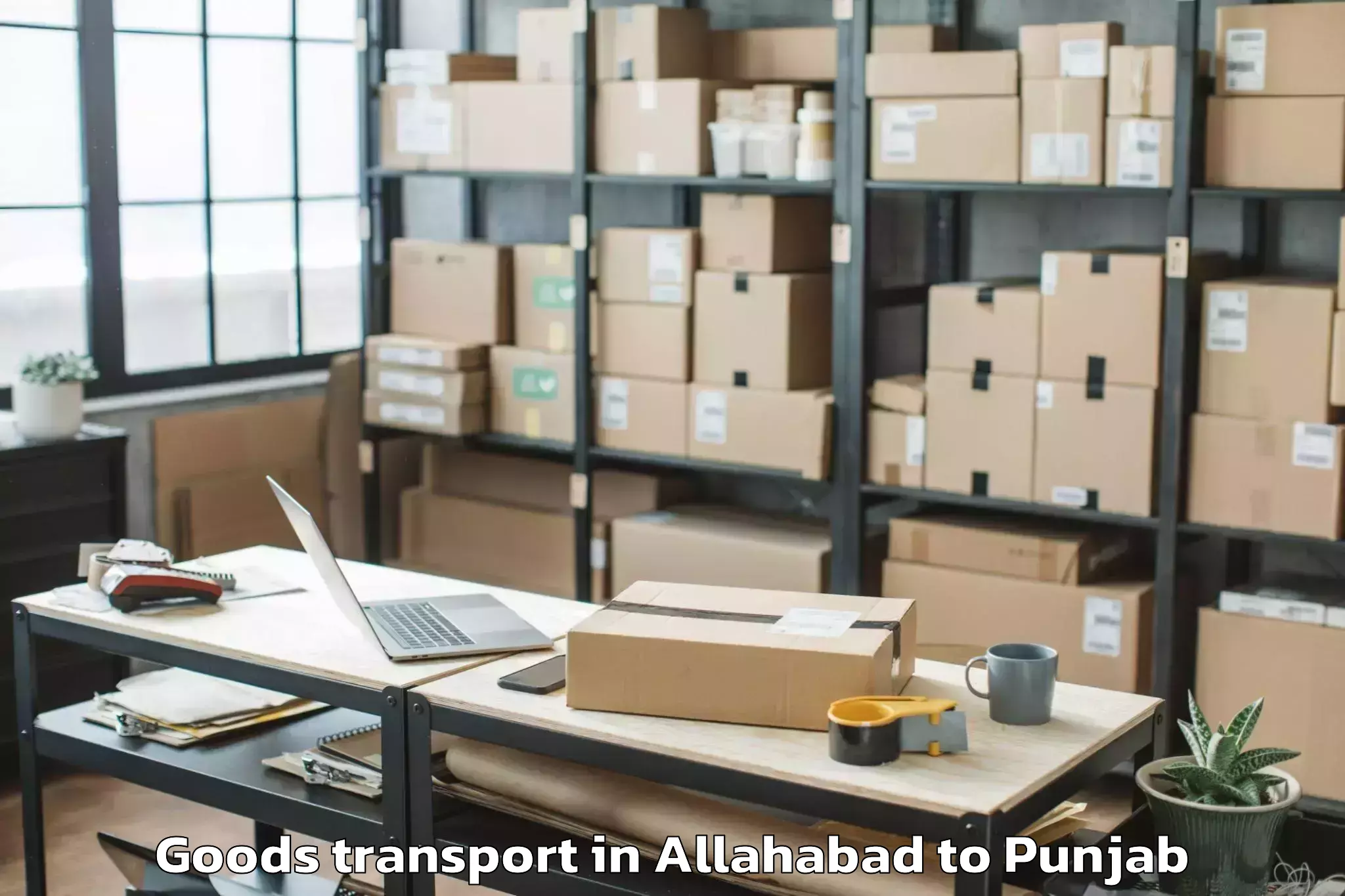 Hassle-Free Allahabad to Kartarpur Goods Transport